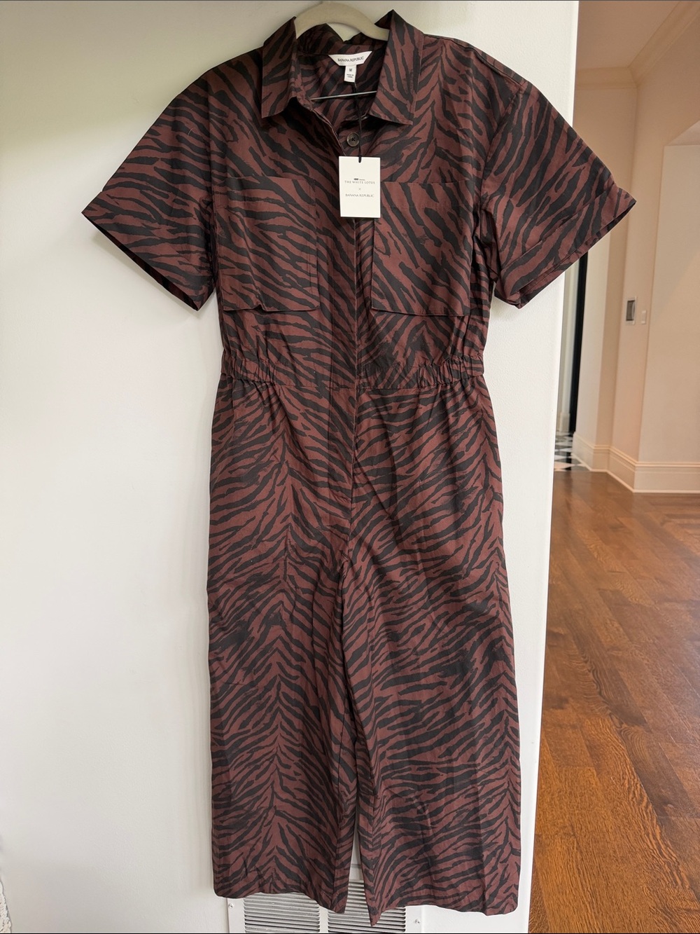 Banana Republic x The White Lotus Short-Sleeve Jumpsuit